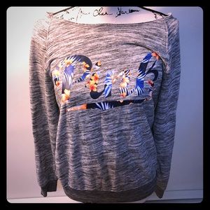VS PINK off the shoulder sweatshirt